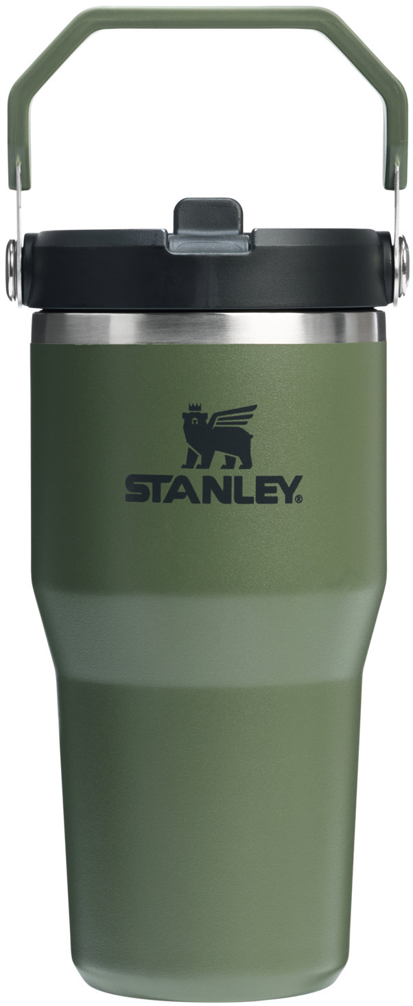 STANLEY Termoláhev s integrovanou slámkou The IceFlow™ Flip Straw 2.0 Tumbler 600 ml/20oz Dried Pine