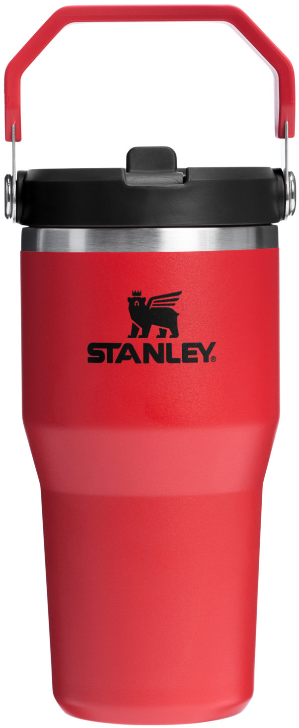 STANLEY Termoláhev s integrovanou slámkou The IceFlow™ Flip Straw 2.0 Tumbler 600 ml/20oz Chili