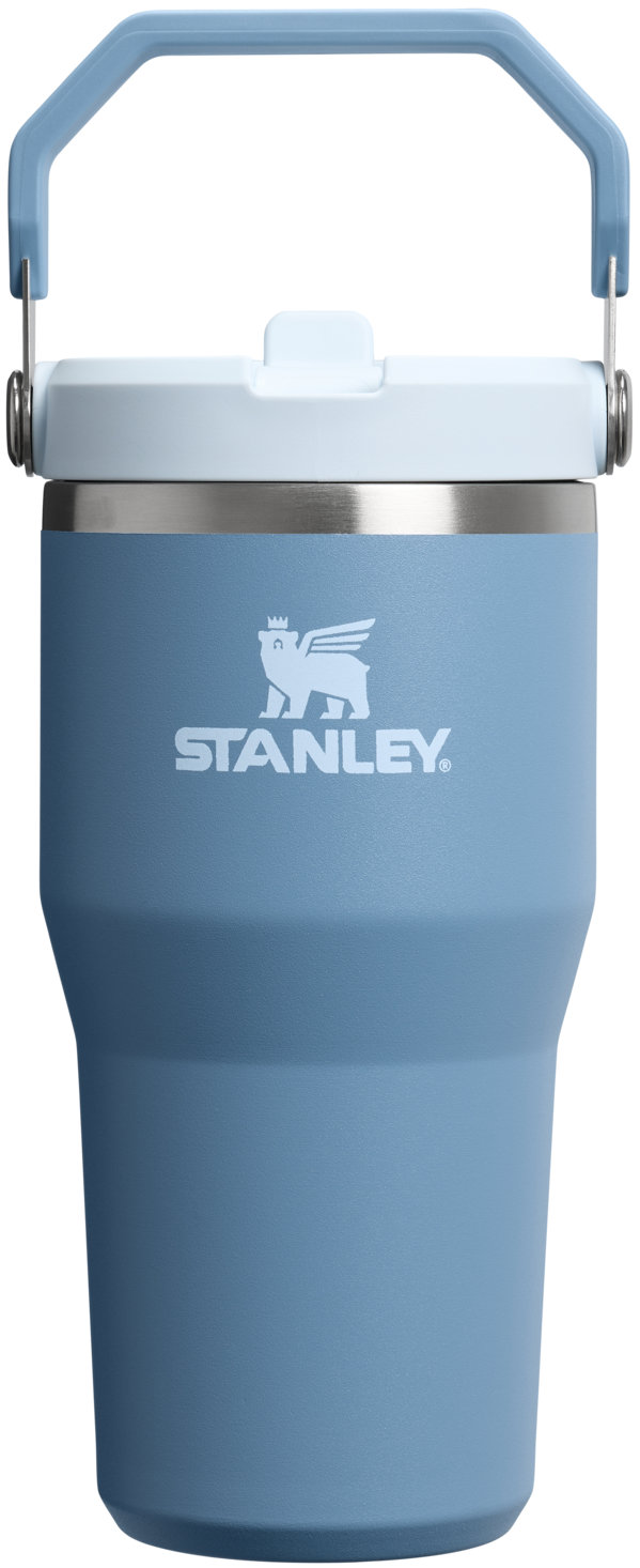 STANLEY Termoláhev s integrovanou slámkou The IceFlow™ Flip Straw 2.0 Tumbler 600 ml/20oz Indigo