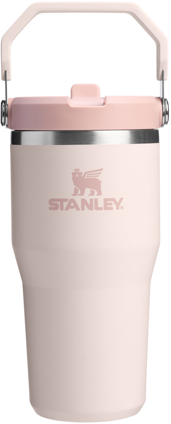 STANLEY Termoláhev s integrovanou slámkou The IceFlow™ Flip Straw 2.0 Tumbler 600 ml/20oz Rose