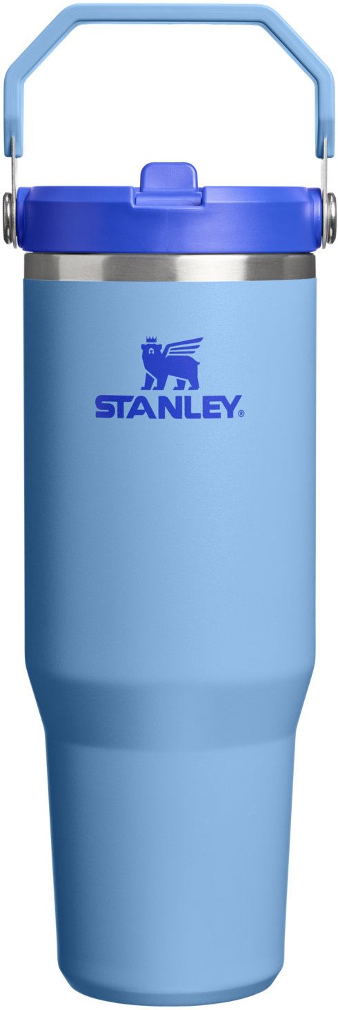 STANLEY Termoláhev s integrovanou slámkou The IceFlow™ Flip Straw 2.0 Tumbler 890 ml/30oz Blue Sky