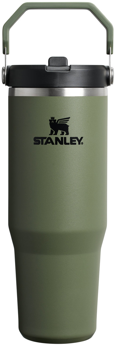 STANLEY Termoláhev s integrovanou slámkou The IceFlow™ Flip Straw 2.0 Tumbler 890 ml/30oz Dried Pine