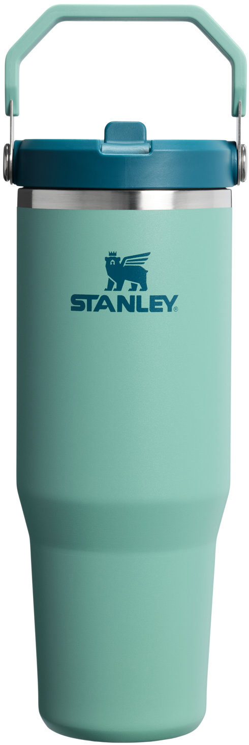 STANLEY Termoláhev s integrovanou slámkou The IceFlow™ Flip Straw 2.0 Tumbler 890 ml/30oz Green