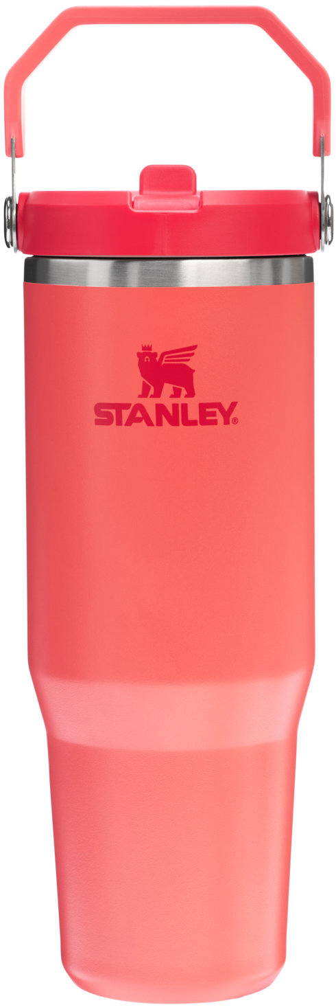 STANLEY Termoláhev s integrovanou slámkou The IceFlow™ Flip Straw 2.0 Tumbler 890 ml/30oz Hot Coral