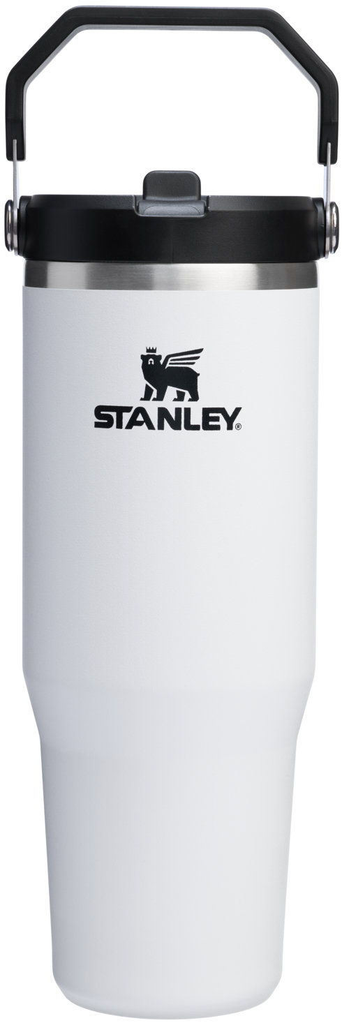 STANLEY Termoláhev s integrovanou slámkou The IceFlow™ Flip Straw 2.0 Tumbler 890 ml/30oz Chalk