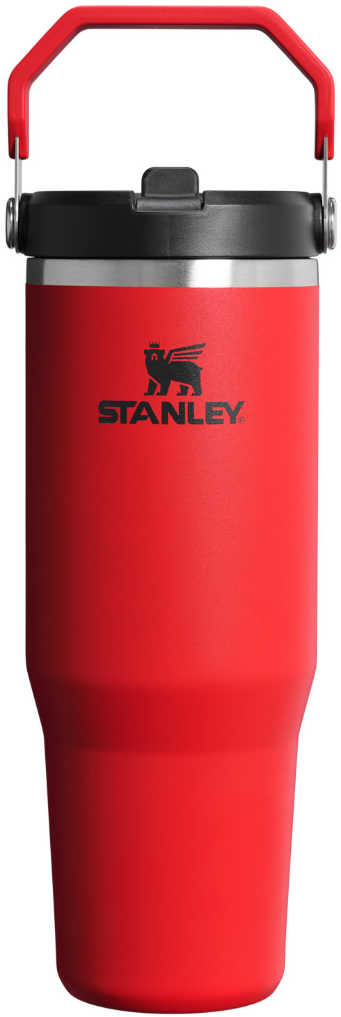 STANLEY Termoláhev s integrovanou slámkou The IceFlow™ Flip Straw 2.0 Tumbler 890 ml/30oz Chili