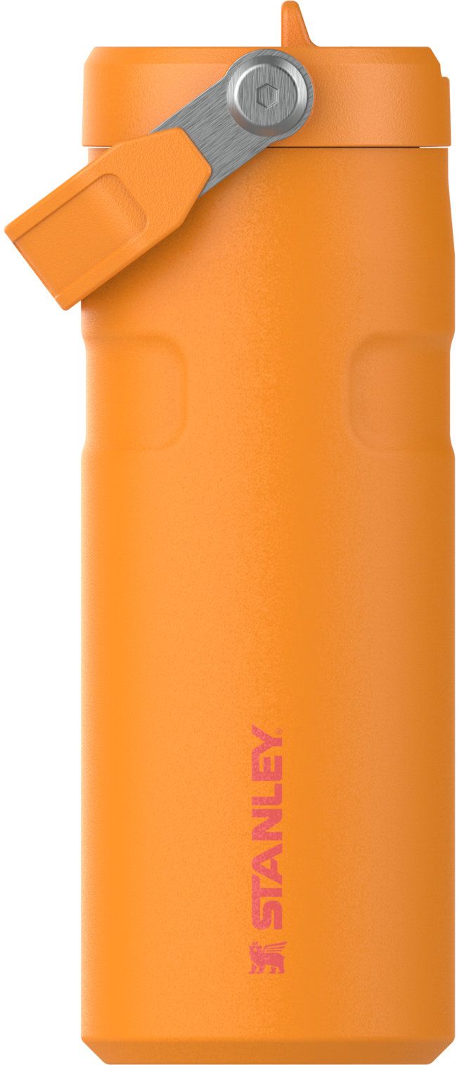 STANLEY Termoláhev The IceFlow™ Bottle Flip Straw 2.0 470 ml/16oz Goldenrod Coral