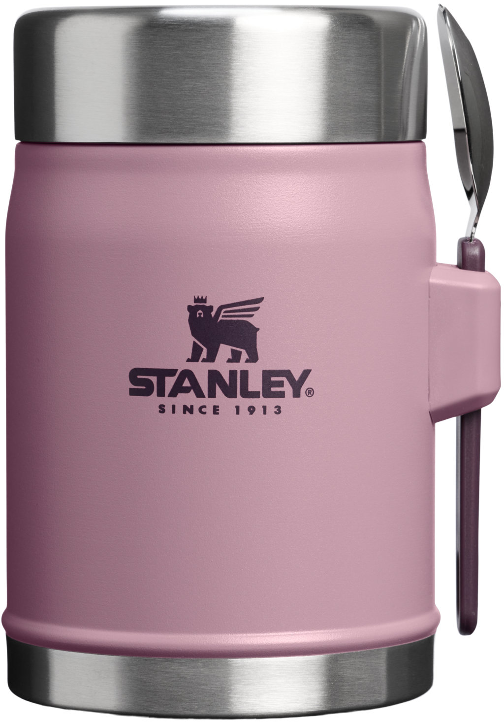 STANLEY Termoska jídelní se lžící/vidličkou The Legendary Classic Food Jar 400 ml/14oz Purple Smoke
