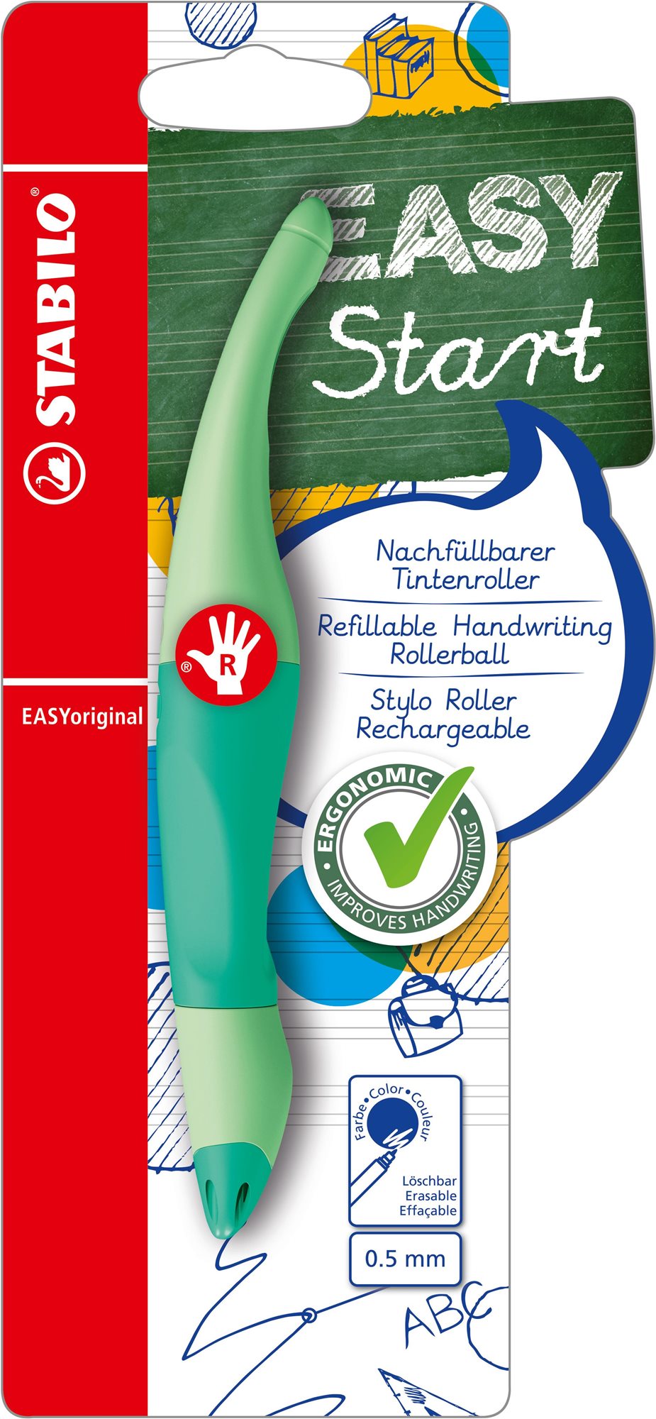 STABILO EASYoriginal Pastel R - pastelová zelená propiska