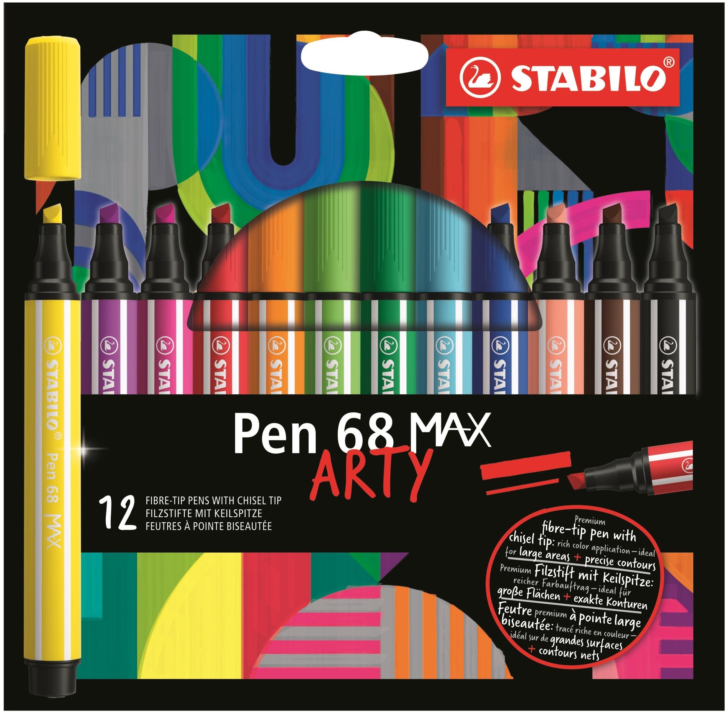 STABILO Pen 68 MAX - ARTE - 12 ks