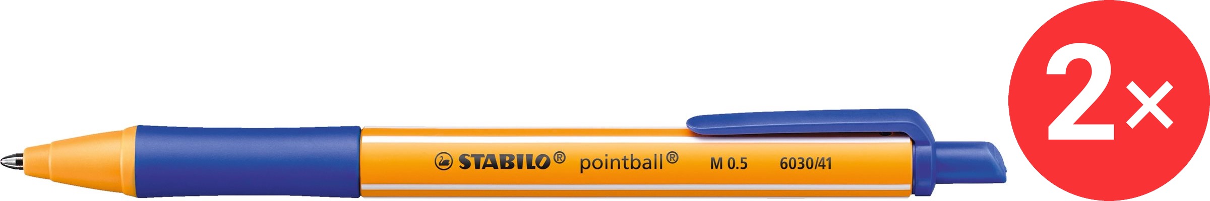 STABILO pointball, modré - balení 2 ks