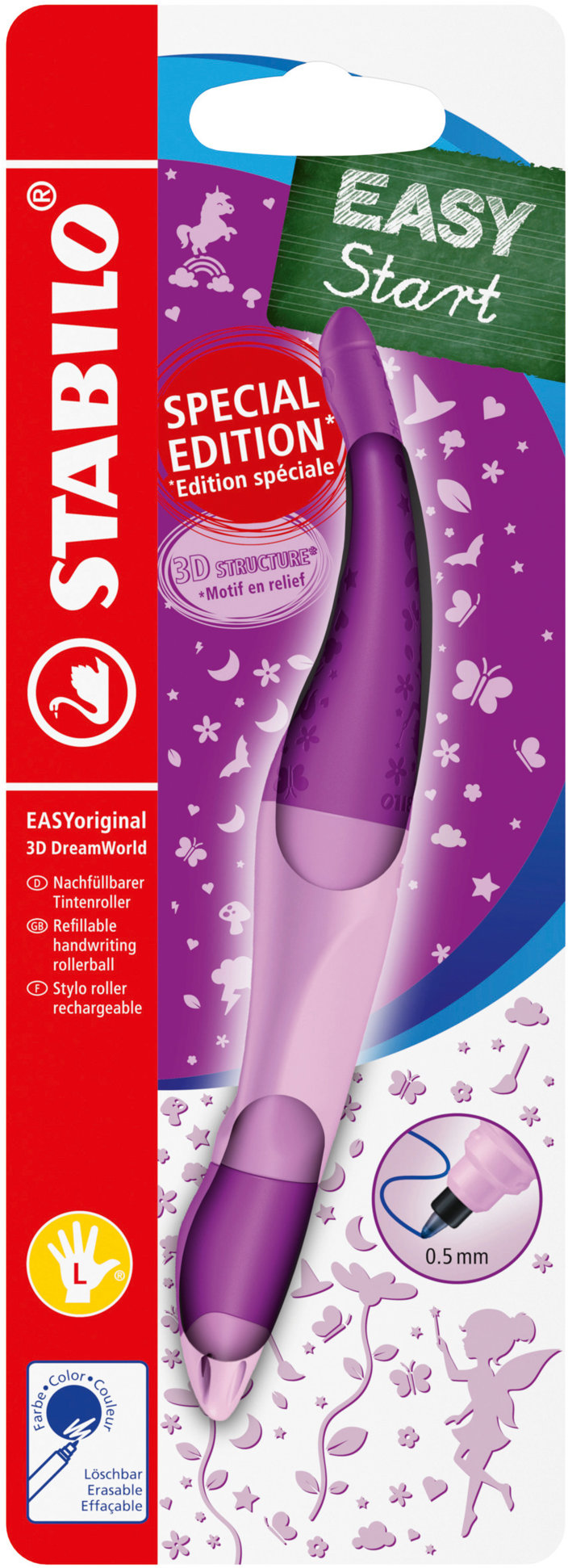 STABILO EASYoriginal 3D DreamWorld - pohodlné a efektivní psací potřeby pro leváky