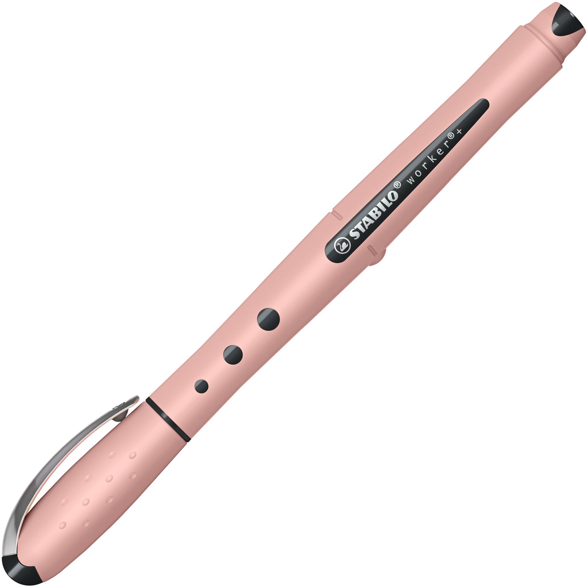 STABILO worker+ medium NatureCOLORS Wildflower, pudrově růžová