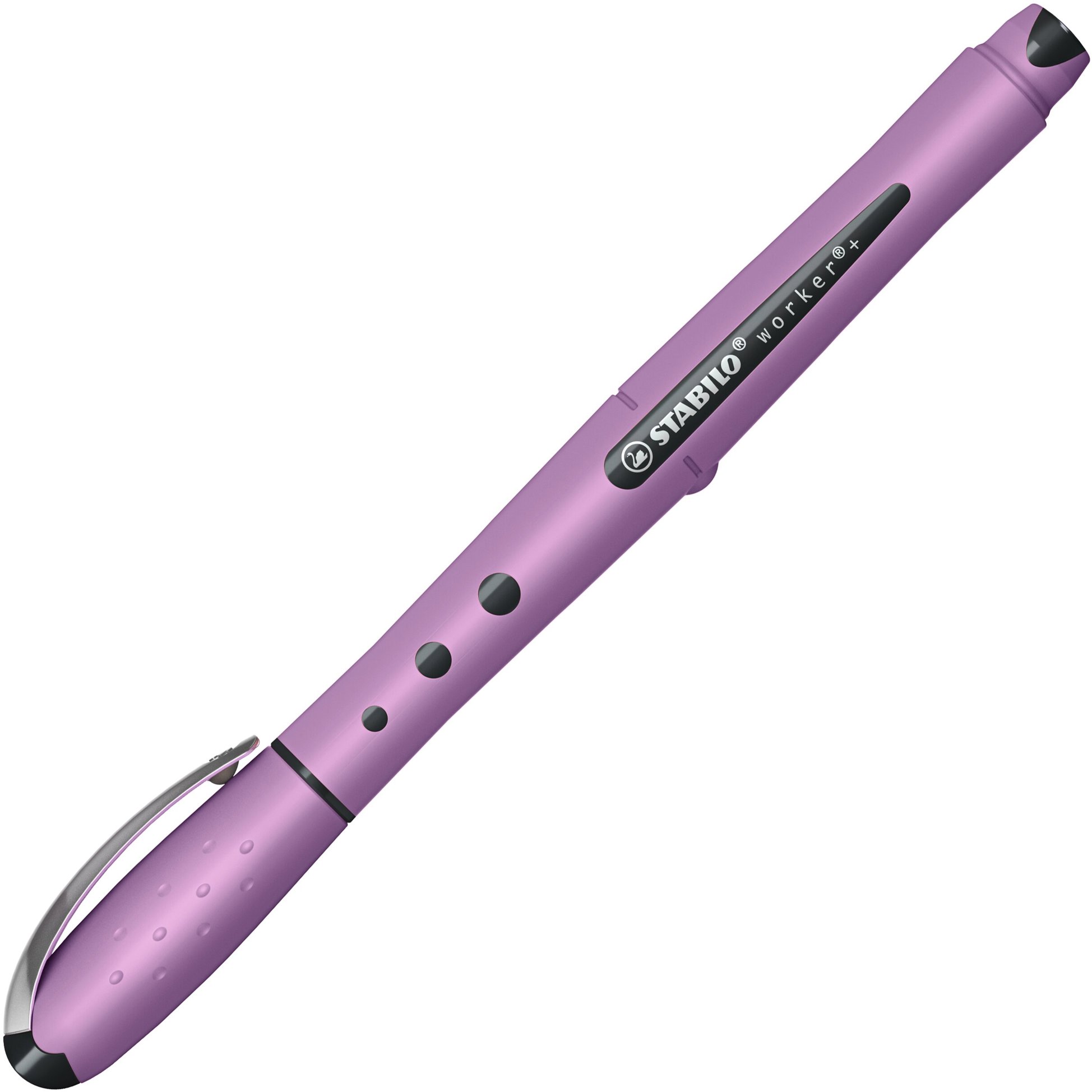 Propisník STABILO worker+ medium NatureCOLORS Wildflower, šedofialová