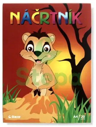 STEPA náčrtník A4, 20 listů, 80g/m2
