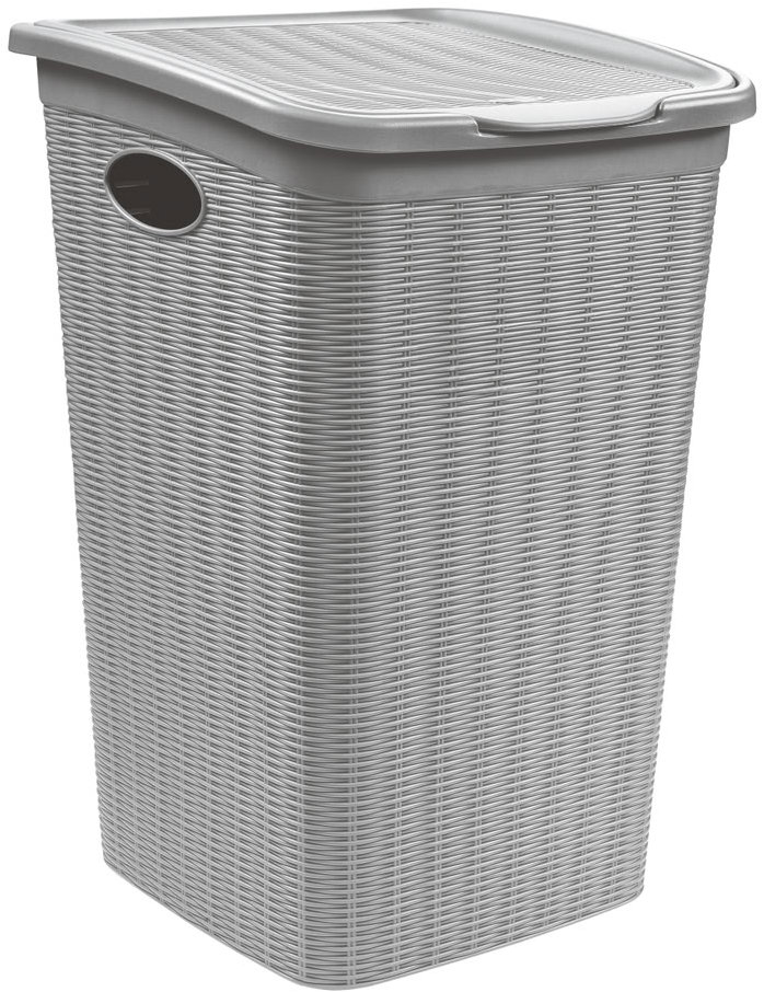 Stefanplast Koš na prádlo Elegance 50 l, šedý