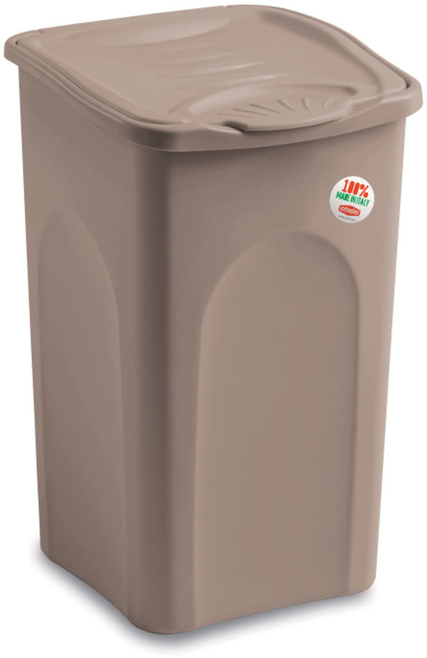Stefanplast Koš na prádlo Primavera 38 l, světle šedý