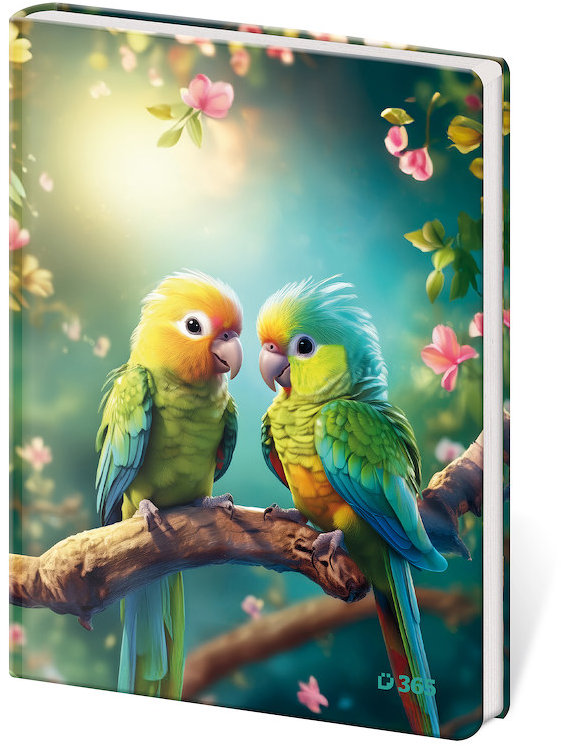 STIL 365 Památník A5 čistý Parrots