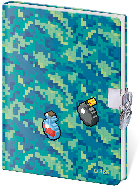 STIL 365 Památník A5 se zámkem Pixel Quest