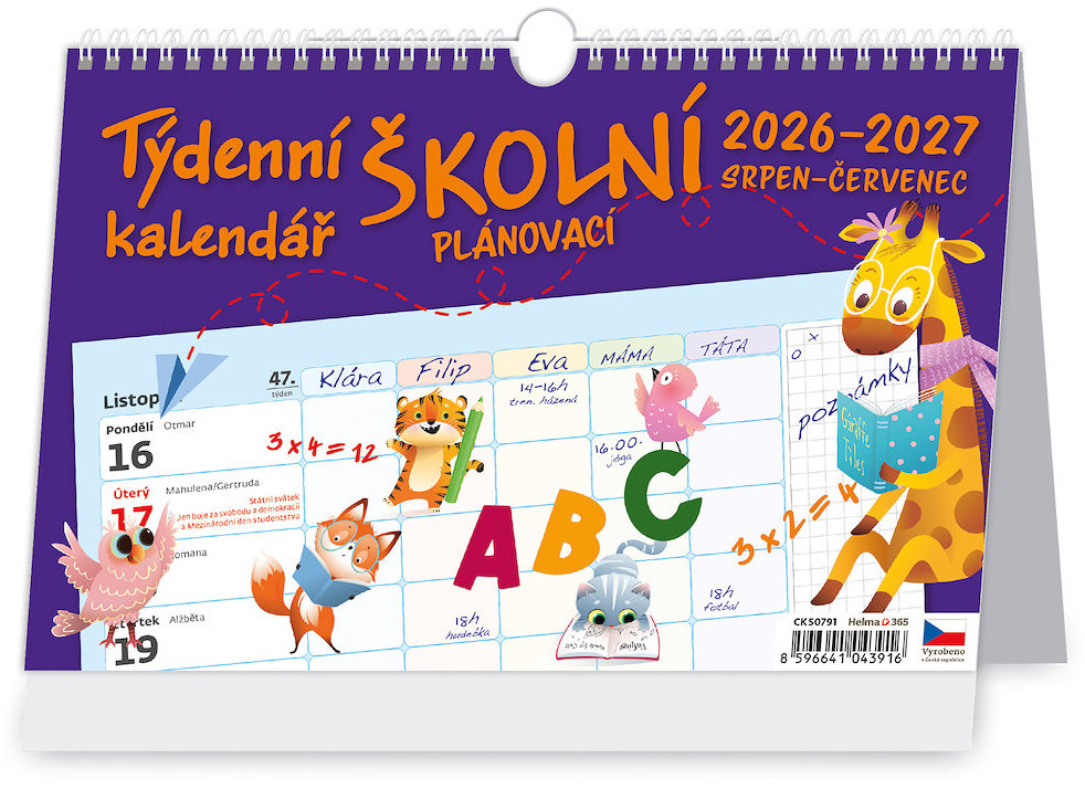 Stil 365 Týdenní školní rodinný 2026/2027