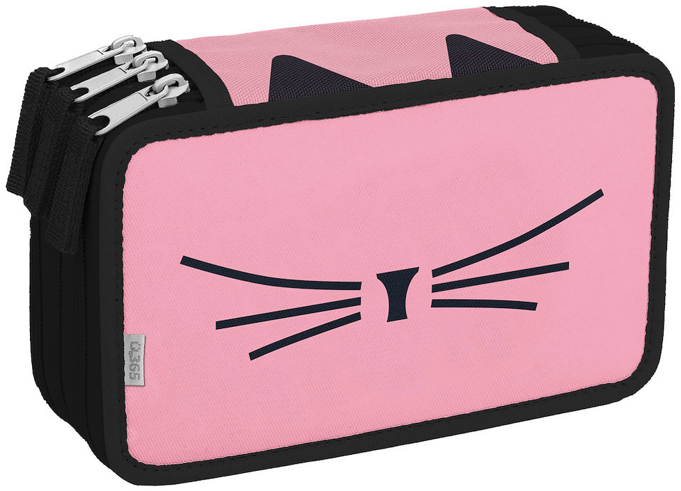 Stil 365 Školní penál třípatrový Cat lady