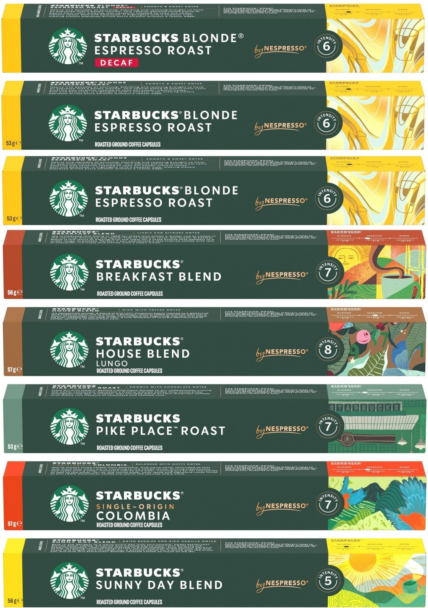 Starbucks® by Nespresso® 1, 8 × 10 kapslí