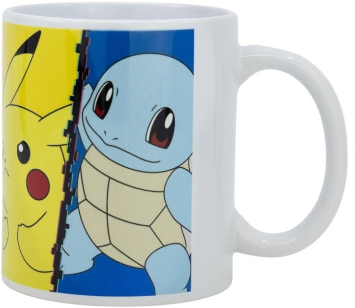 Pokémon: Pikachu, Squirtle, Charmander, Bulbasaur - keramický hrnek 325 ml