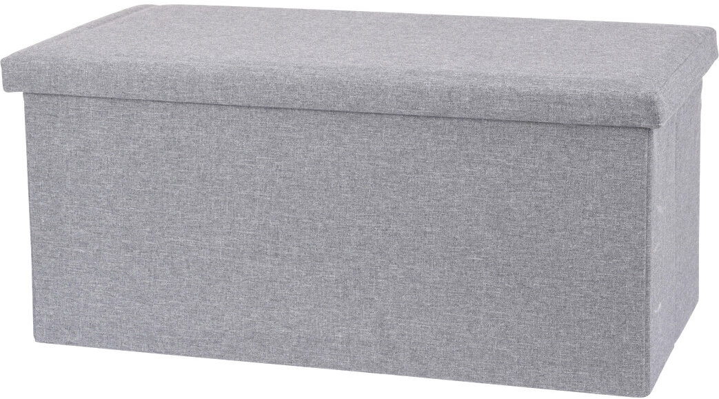 Storagesolutions Lavice s úložným prostorem, 76 × 40 × 38 cm, šedá