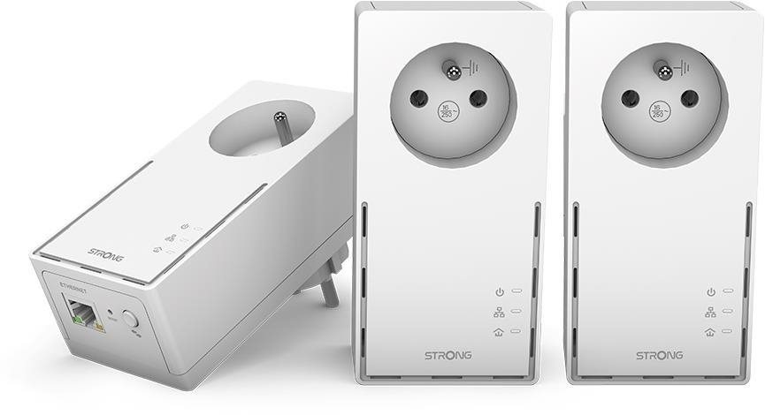 Strong Powerline 1000 TRI FR - Powerline adaptér pro rychlé internetové připojení