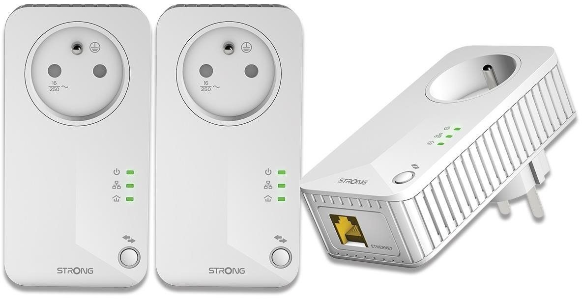 STRONG Powerline 600 TRI FR adaptér pro rozšíření domácí sítě