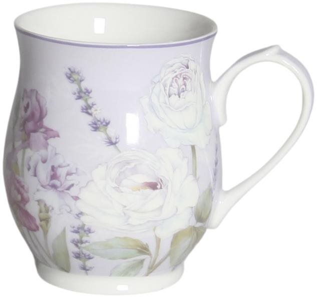 Home Elements Porcelánový hrnek 350 ml, Levandule