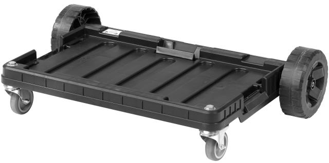 STROXX Vozík pod kufr na nářadí 745 × 510 × 180 mm, max. 100 kg
