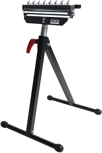 STROXX Multifunkční válečkový stojan 3v1, 90 kg, výškově nastavitelný (72–110 cm)