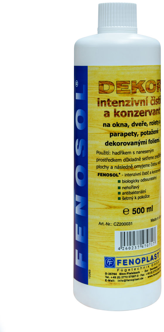 Fenosol Intenzivní čistič a konzervant na barevné PVC