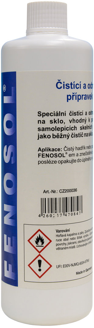 Fenosol Speciální čisticí prostředek na skleněné plochy bez zanechání zbytků