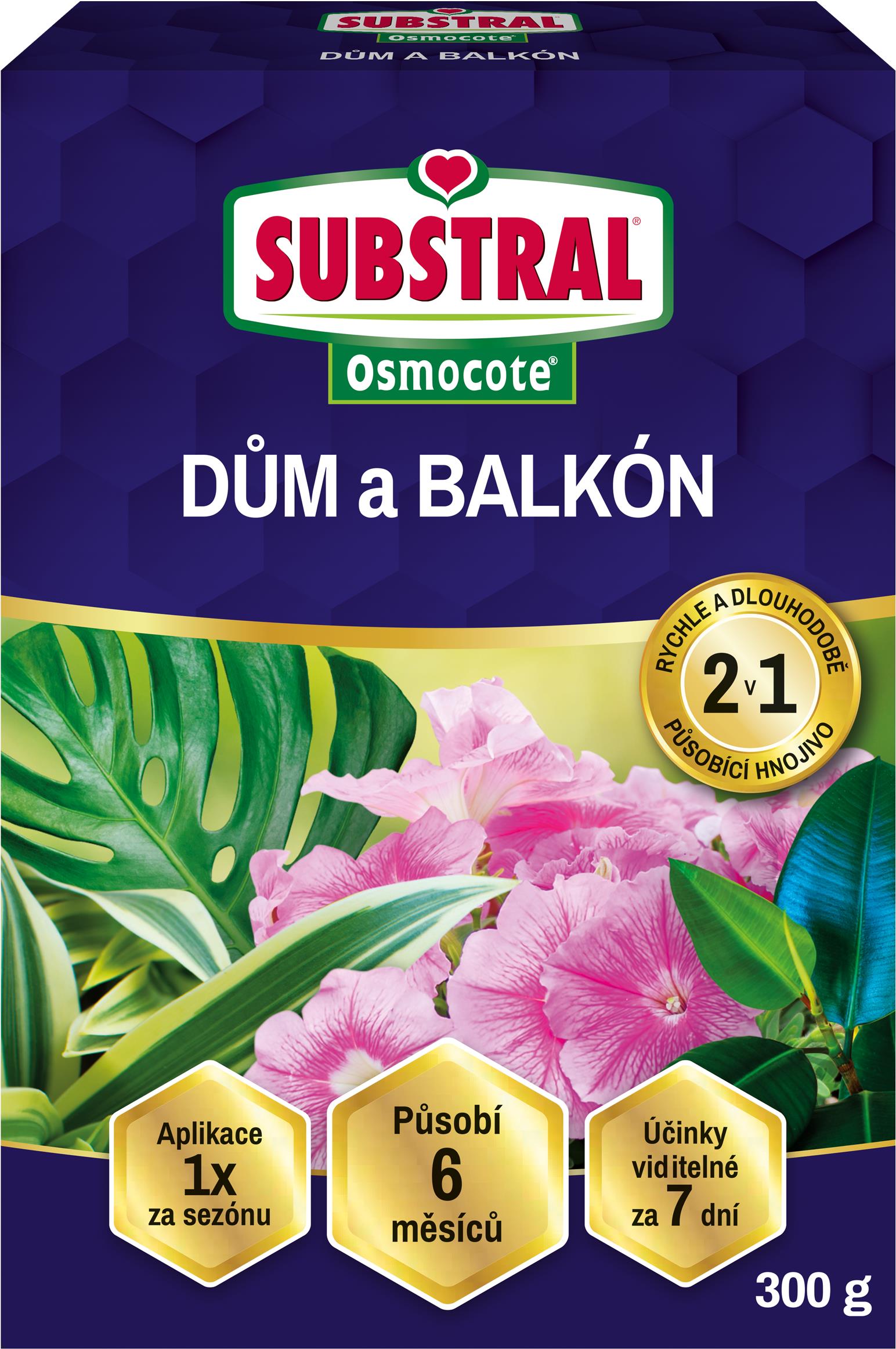 SUBSTRAL Hnojivo OSMOCOTE pro dům a balkón, 300 g