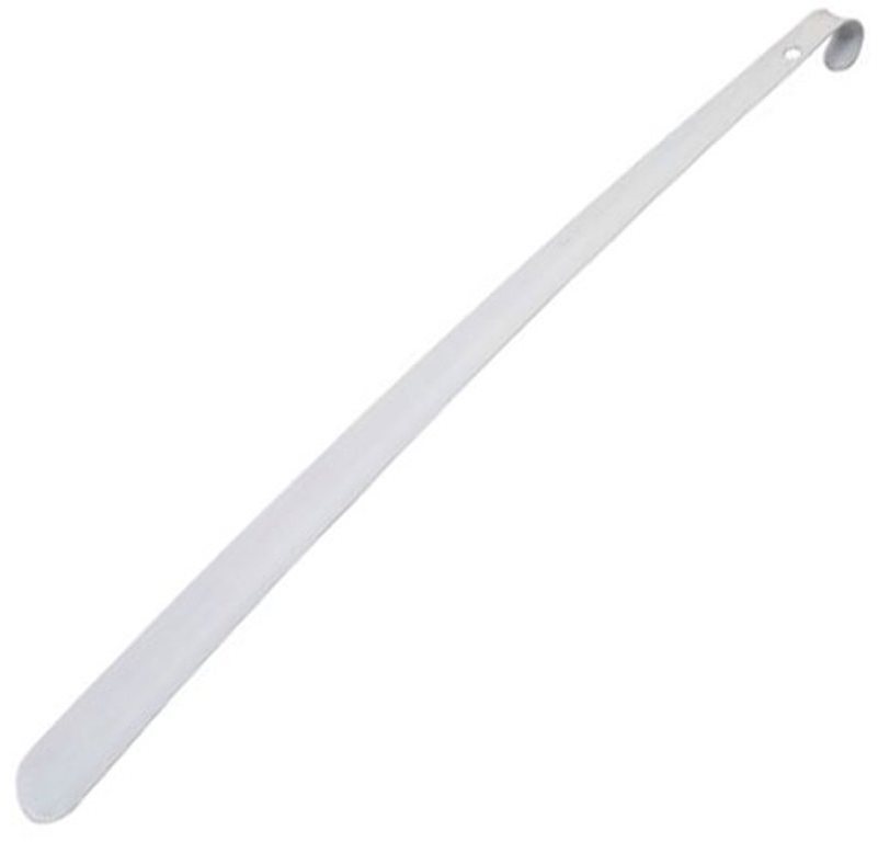 Sundo Lžíce na obouvání bot s dlouhou rukojetí 58 cm, kovová, bílá