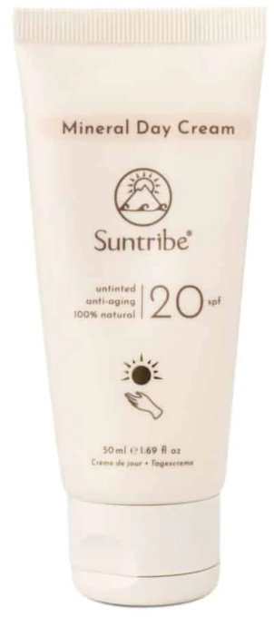 Suntribe Přírodní minerální denní krém SPF 20 bílá 50 ml