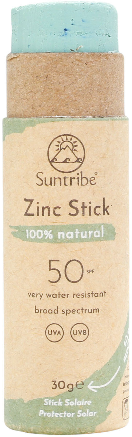 Suntribe Opalovací tyčinka se zinkem SPF 50 mint zelená 30 g