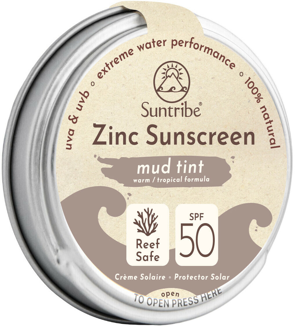 Suntribe Přírodní zinkový opalovací krém SPF 50 tělová 45 g