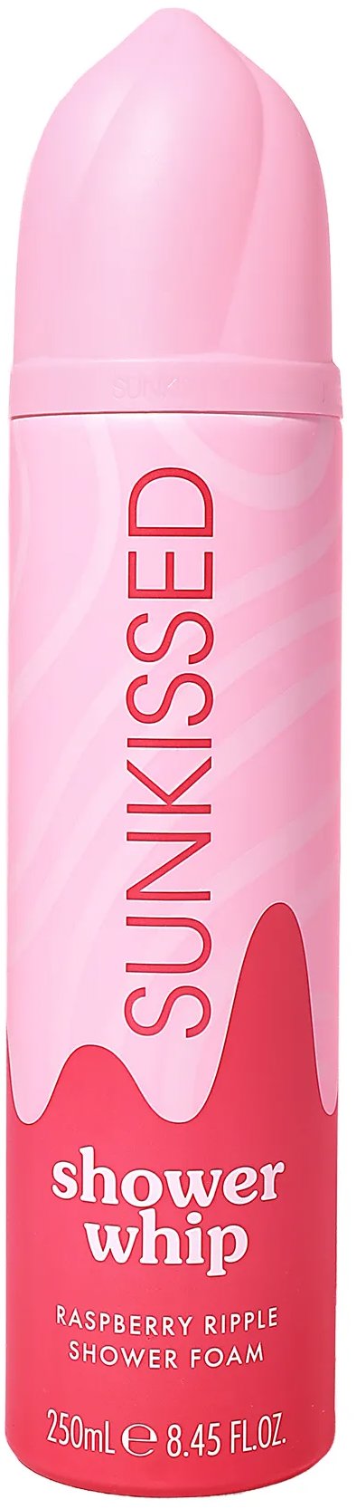 Sunkissed šlehačková sprchová pěna Shower Whip Raspberry Ripple, 250 ml