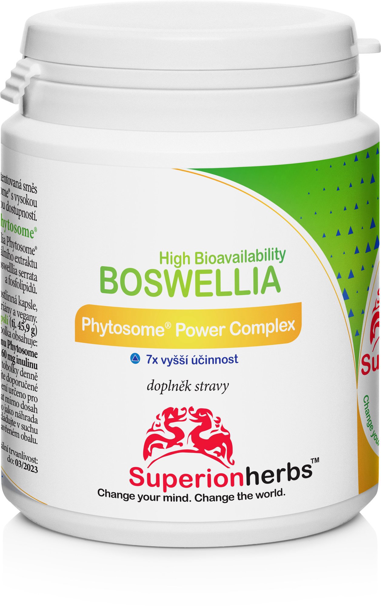 Superionherbs Boswellia Phytosome® - boswellin s vysokou vstřebatelností, 90 tobolek