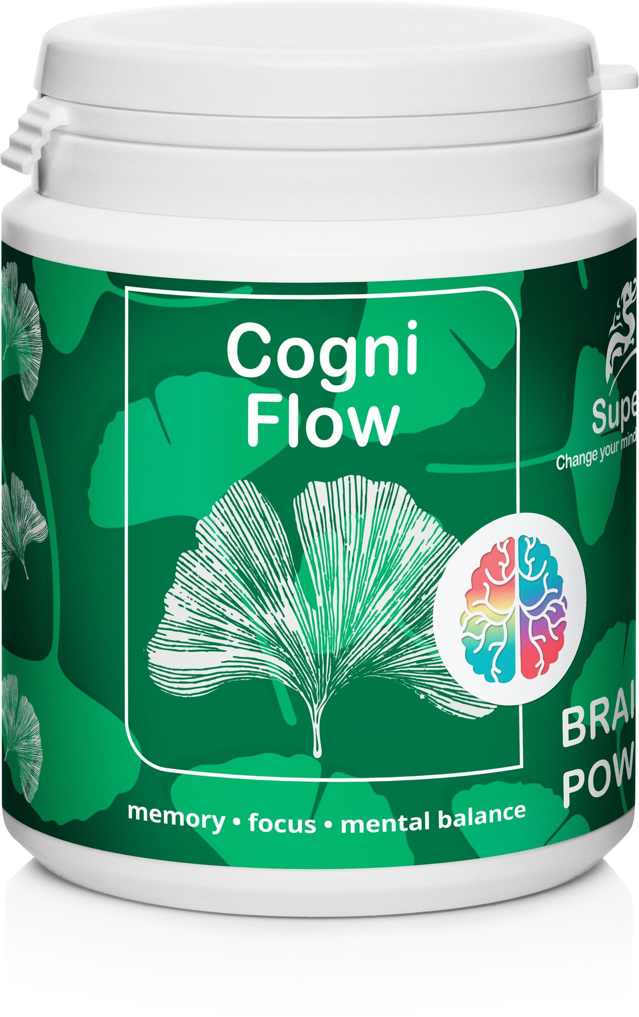 Superionherbs Cogni Flow - Ginkgo biloba Phytosome®, 90 tobolek