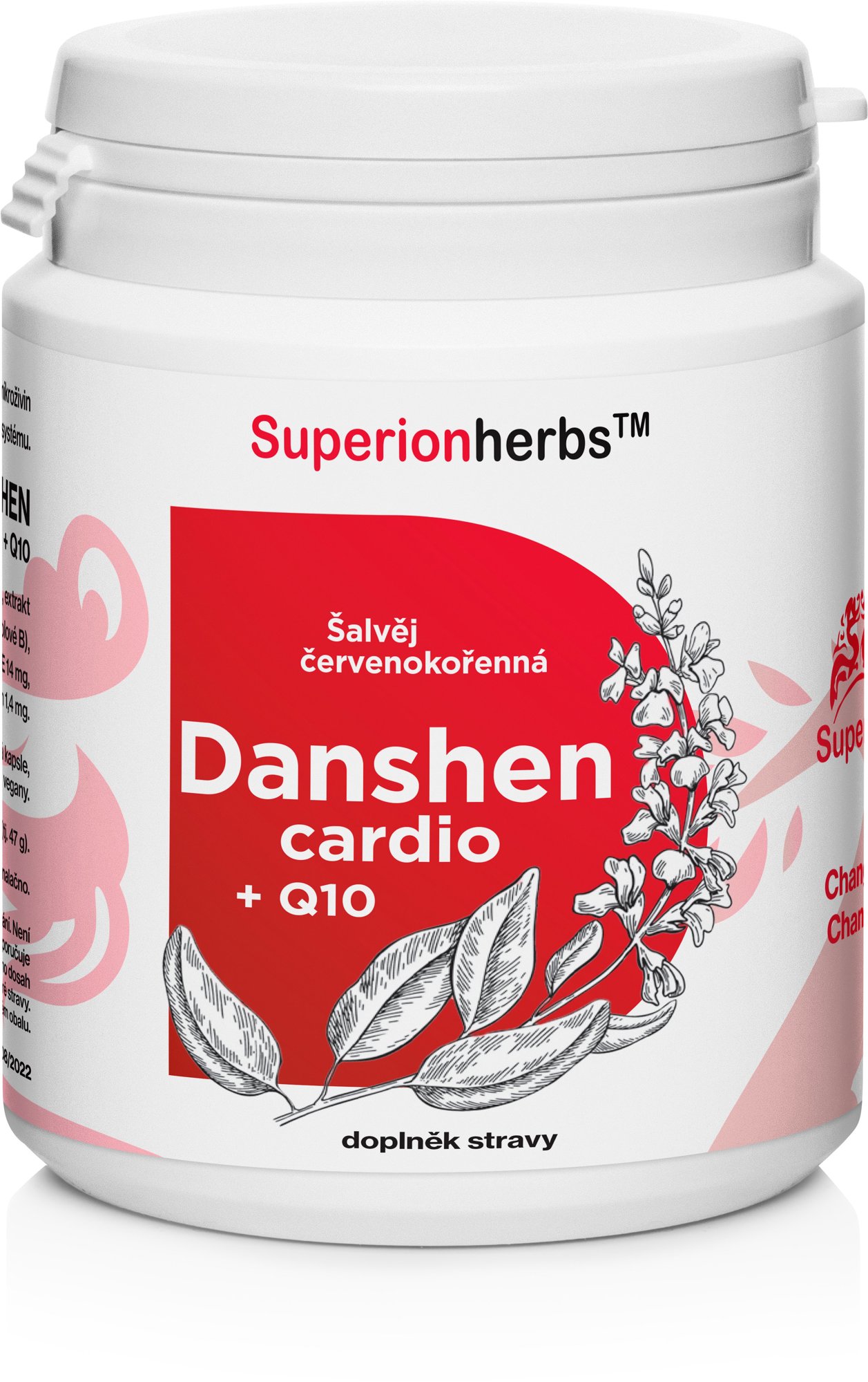Superionherbs Danshen Q10 cardio, 90 tobolek