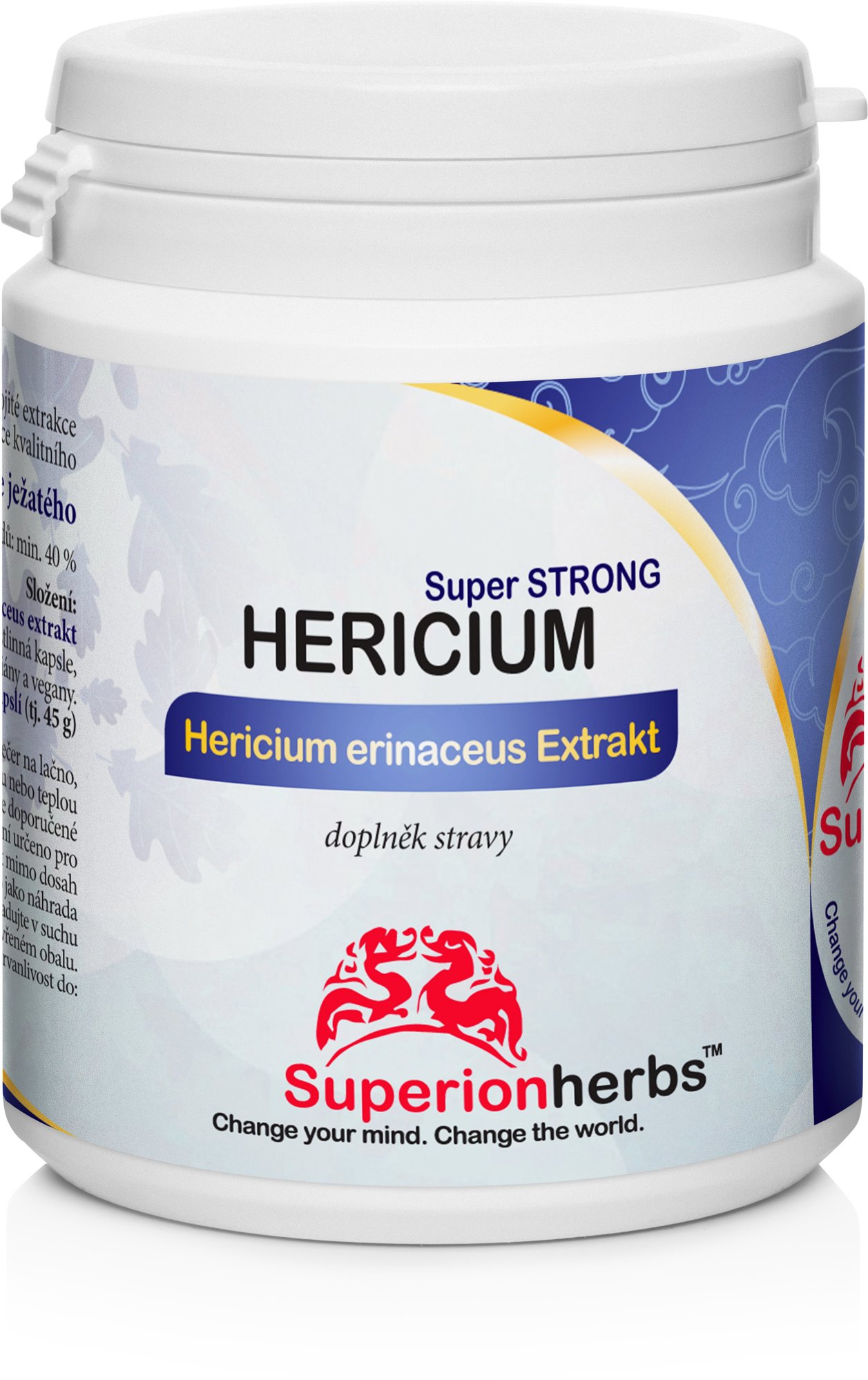 Superionherbs Hericium, Lví hříva, 90 tobolek