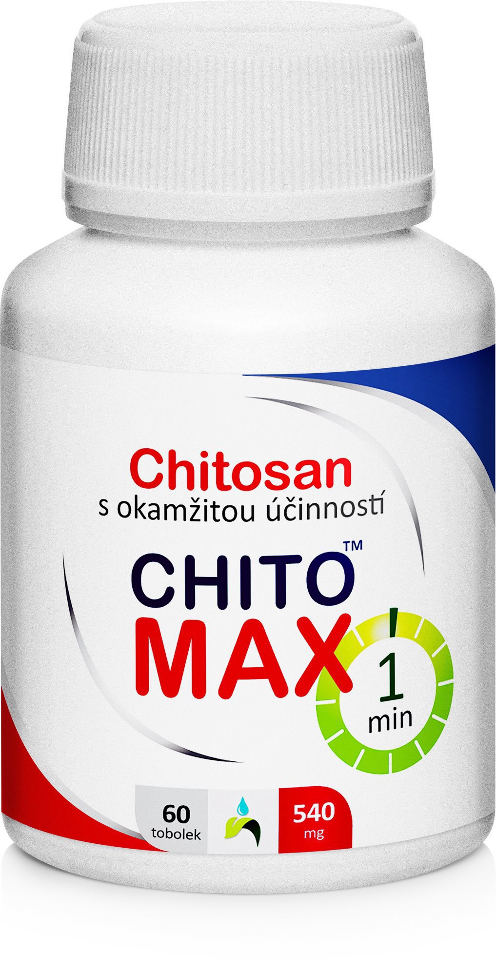 Superionherbs Chitosan s okamžitým účinkem - Chitomax, 60 tobolek