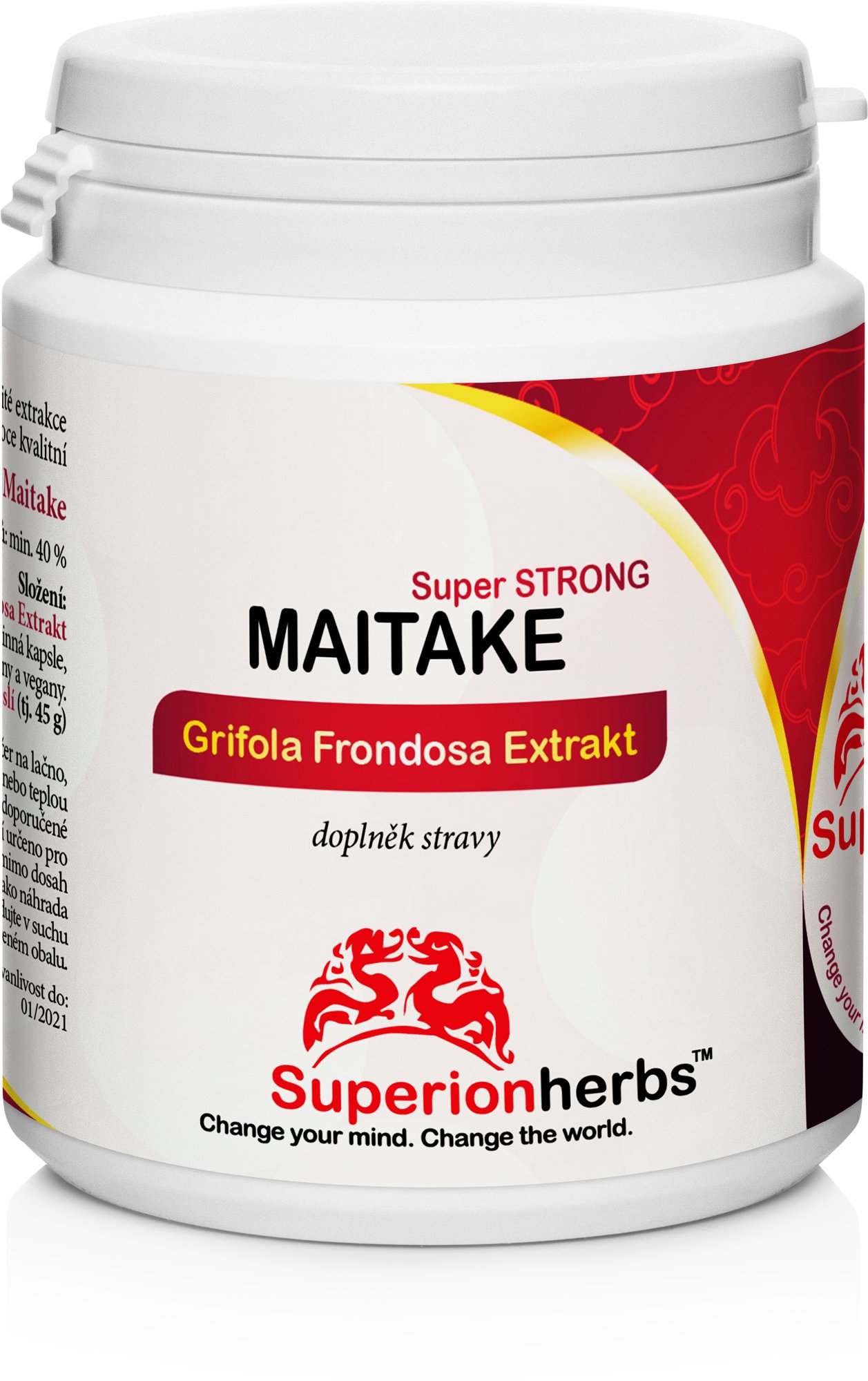 Superionherbs Maitake - Trsnatec lupenitý, 90 tobolek