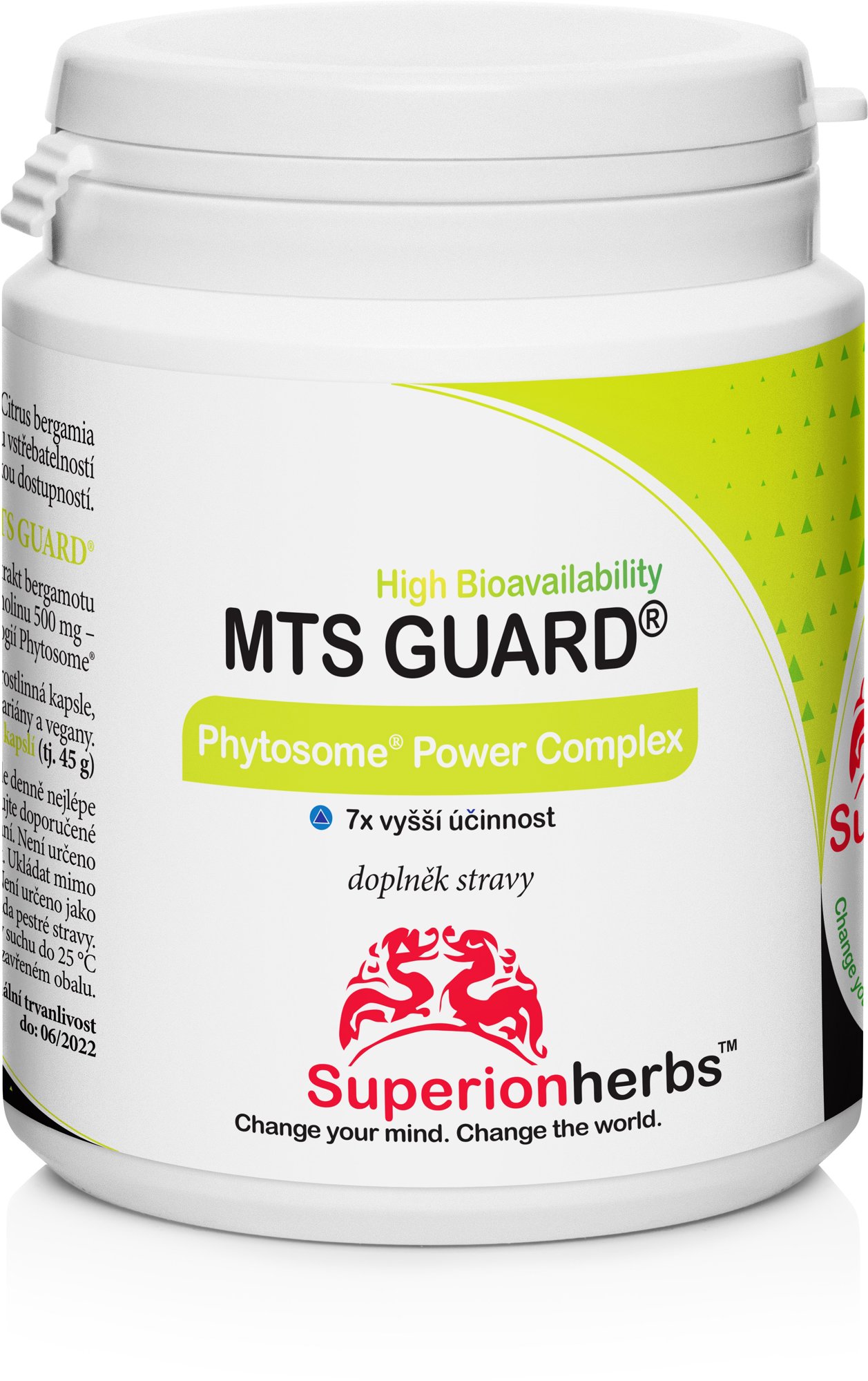 Superionherbs MTS Guard®- Bergamot Phytosome®, 90 tobolek