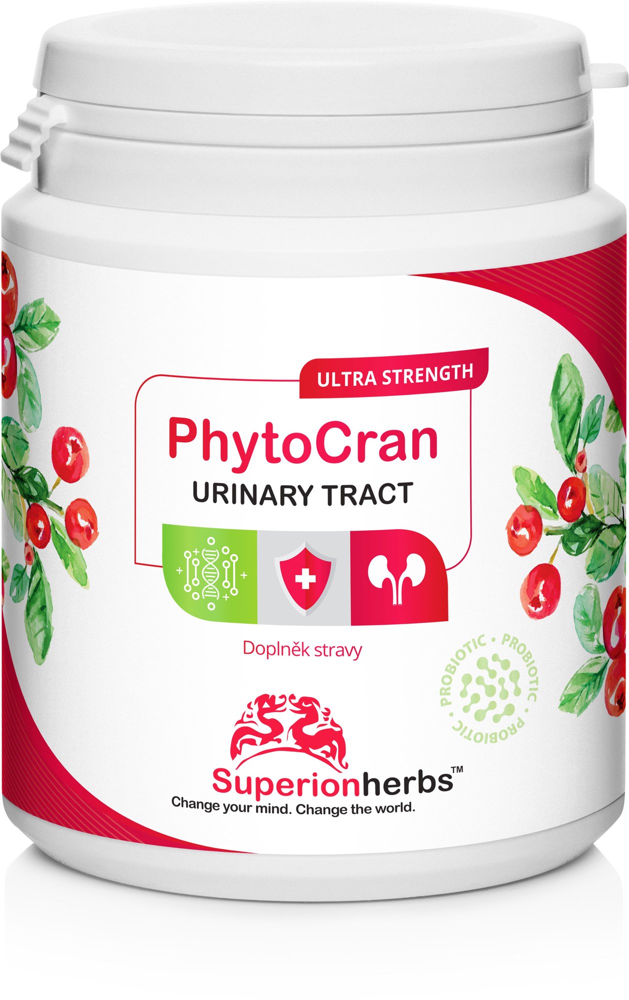 Superionherbs PhytoCran - Brusinka komplex Phytosome®, 90 tobolek