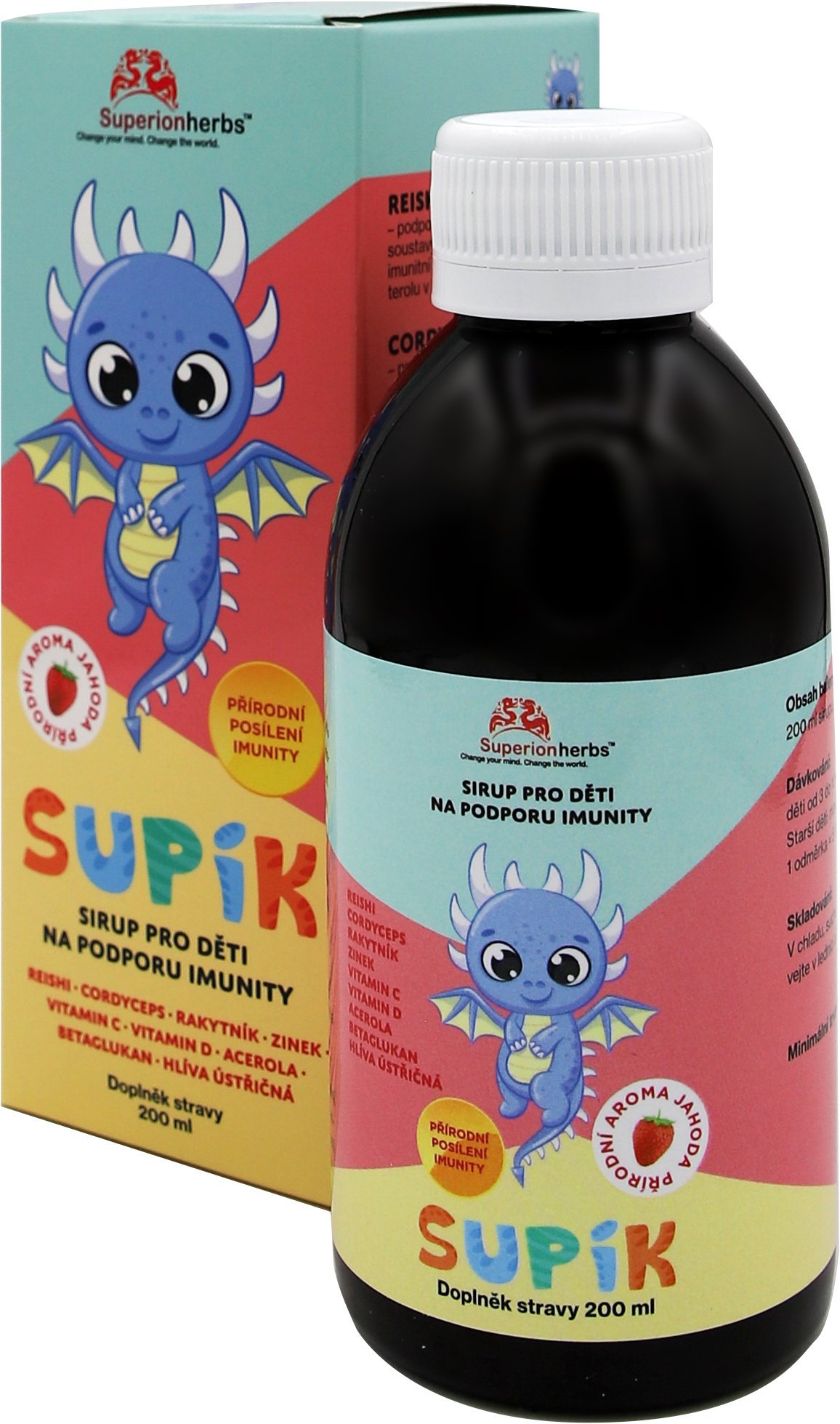 Superionherbs Supík - sirup pro děti na podporu imunity